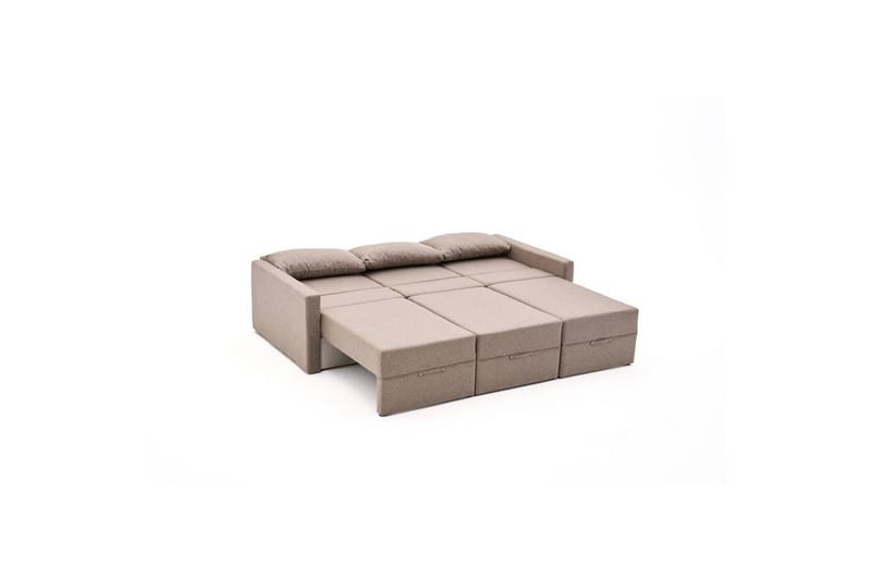 Savra Vuodesohva med Divan 3-sits - Ruskea - Huonekalut - Sohva - Vuodesohva