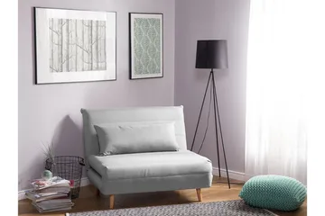 Setten 1-istuttava suorakulmainen vuodesohva 104x172 cm kangas - Harmaa - Huonekalut - Sohva - Vuodesohva