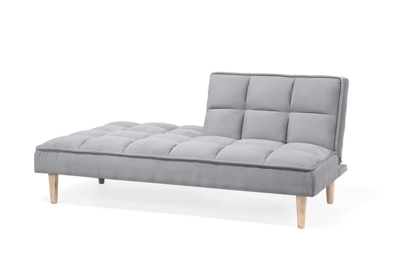 Siljan 3-istuttava suorakulmainen vuodesohva 105x177 cm kangasta - Harmaa - Huonekalut - Sohva - Vuodesohva - 3 istuttava vuodesohva