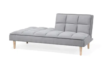 Siljan 3-istuttava suorakulmainen vuodesohva 105x177 cm kangasta - Harmaa - Huonekalut - Sohva - Vuodesohva - 3 istuttava vuodesohva