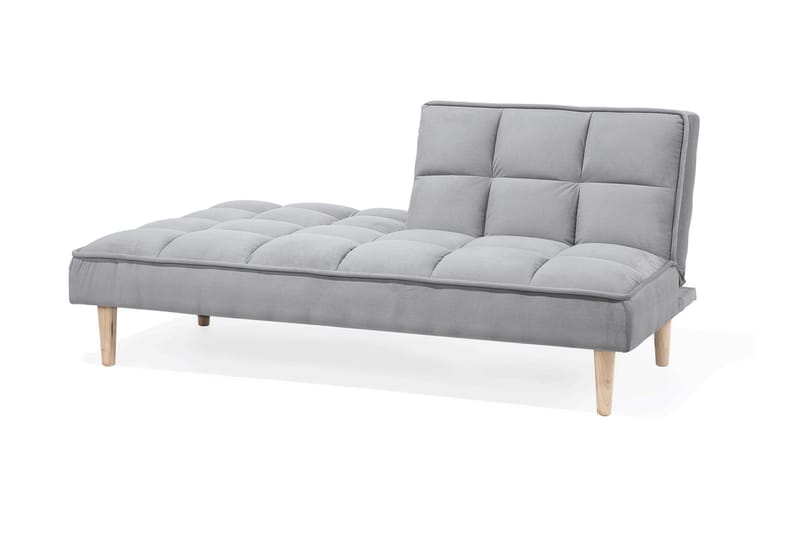 Siljan 3-istuttava suorakulmainen vuodesohva 105x177 cm kangasta - Harmaa - Huonekalut - Sohva - Vuodesohva - 3 istuttava vuodesohva