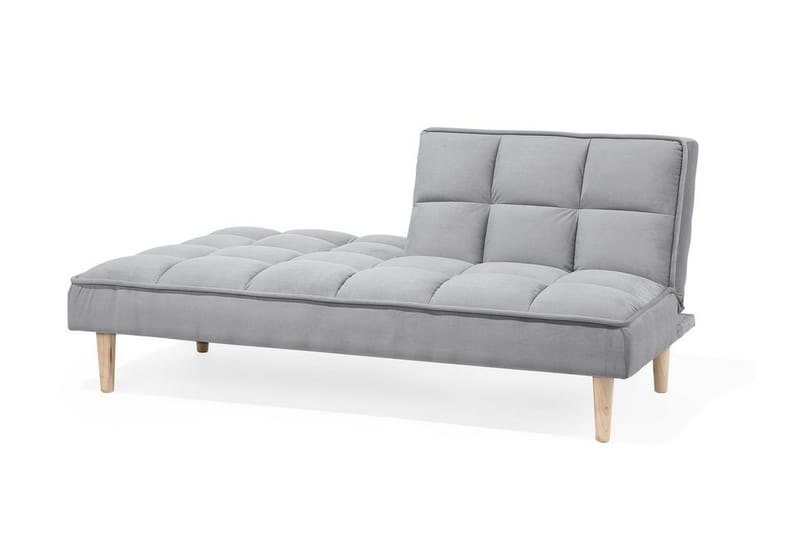 Siljan 3-istuttava suorakulmainen vuodesohva 105x177 cm kangasta - Harmaa - Huonekalut - Sohva - Vuodesohva - 3 istuttava vuodesohva