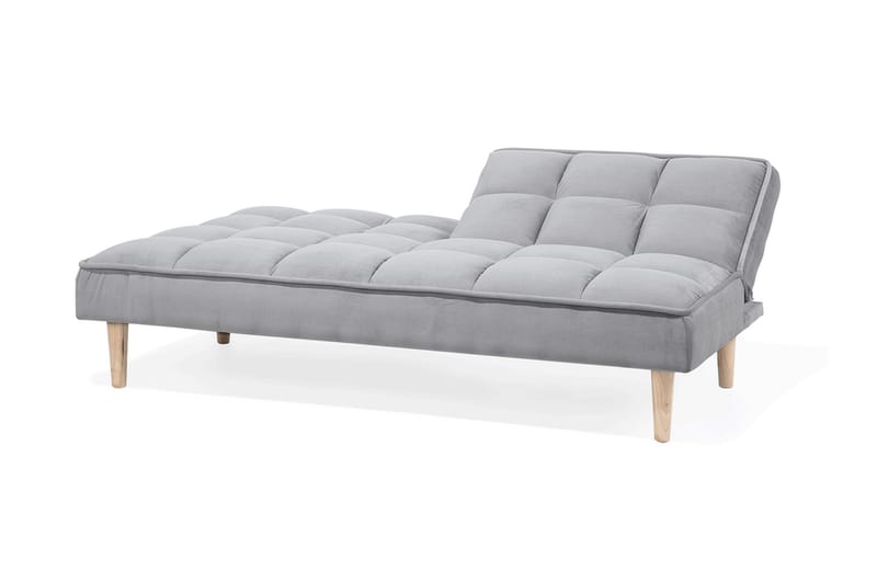 Siljan 3-istuttava suorakulmainen vuodesohva 105x177 cm kangasta - Harmaa - Huonekalut - Sohva - Vuodesohva - 3 istuttava vuodesohva