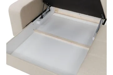 Smolmark Vuodesohva Divaanilla 3-istuttava - Beige - Huonekalut - Sohva - Vuodesohva