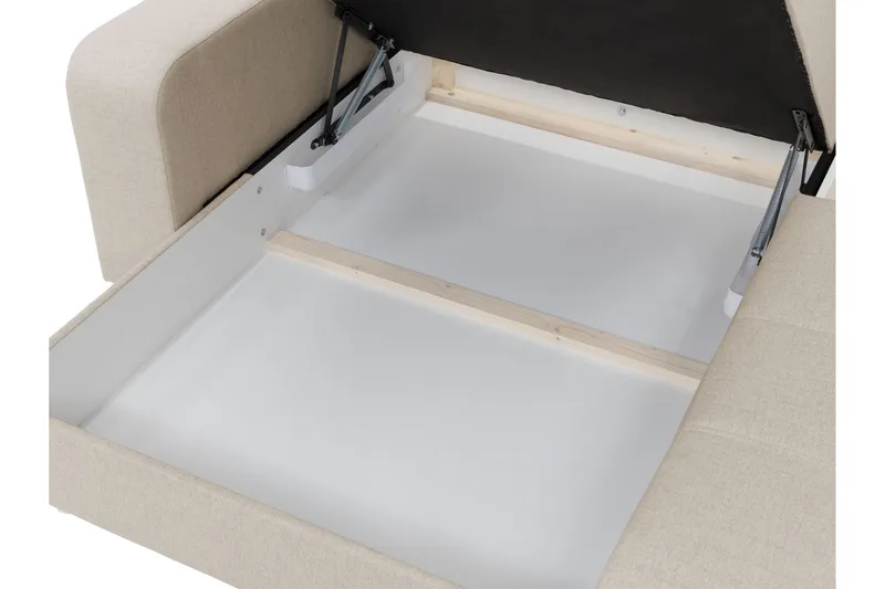 Smolmark Vuodesohva Divaanilla 3-istuttava - Beige - Huonekalut - Sohva - Vuodesohva