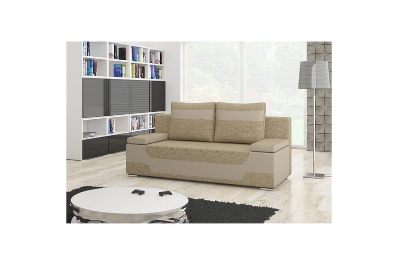 Sohva Eltap Area 200x90x92 cm - Berlin 03, Soft 33, beige - Huonekalut - Sohva - Vuodesohva - 3 istuttava vuodesohva
