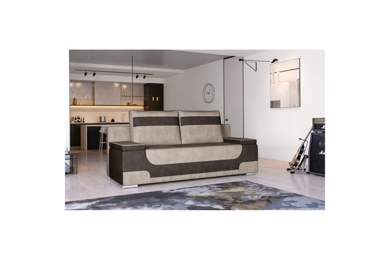Sohva Eltap Area 200x90x92 cm, Dora 22, Dora 28, Ruskea, Tummanruskea
