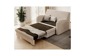 Sohva Eltap Ario 130x85x103 cm - Jarell 18, Vaaleanbeige - Huonekalut - Sohva - Vuodesohva