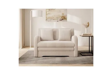 Sohva Eltap Ario 130x85x103 cm - Jarell 18, Vaaleanbeige - Huonekalut - Sohva - Vuodesohva