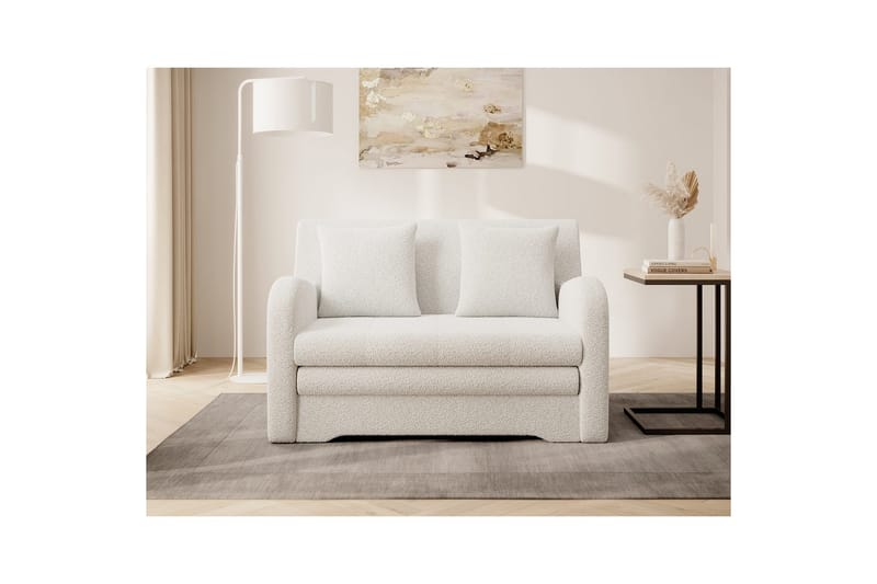 Sohva Eltap Ario 130x85x103 cm - Royal 01, Valkoinen - Huonekalut - Sohva - Vuodesohva