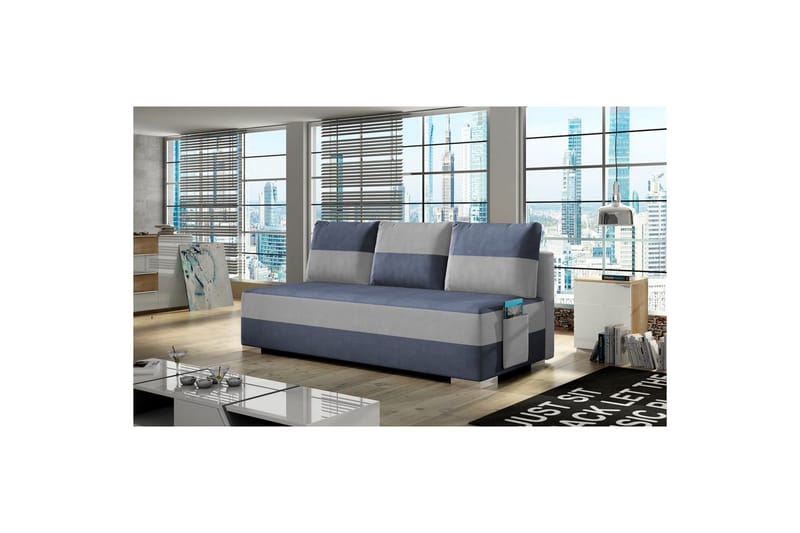 Sohva Eltap Atila 200x83x92 cm, Soro 76, Soro 83, Sininen, Valkoinen