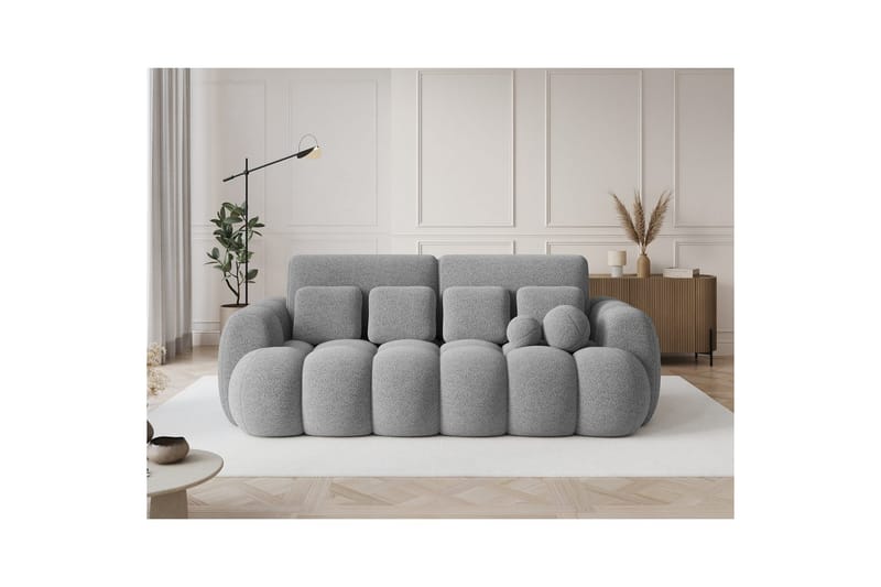 Sohva Eltap Cotonn 256x105x119 cm - Royal 04, Harmaa - Huonekalut - Sohva - Vuodesohva - 3 istuttava vuodesohva