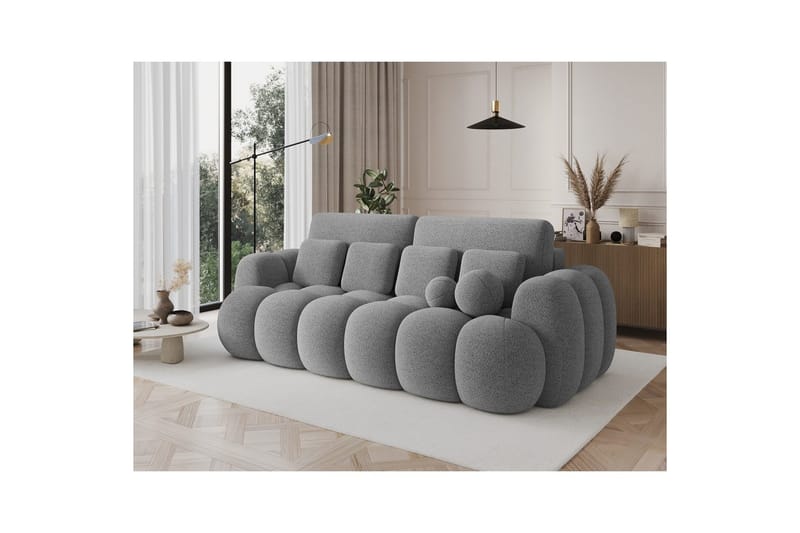 Sohva Eltap Cotonn 256x105x119 cm - Royal 04, Harmaa - Huonekalut - Sohva - Vuodesohva - 3 istuttava vuodesohva