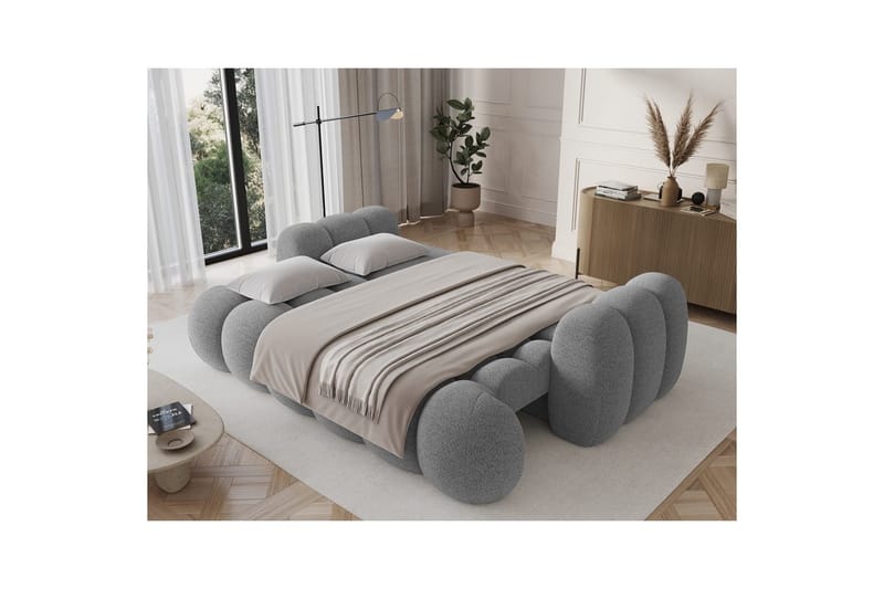 Sohva Eltap Cotonn 256x105x119 cm - Royal 04, Harmaa - Huonekalut - Sohva - Vuodesohva - 3 istuttava vuodesohva