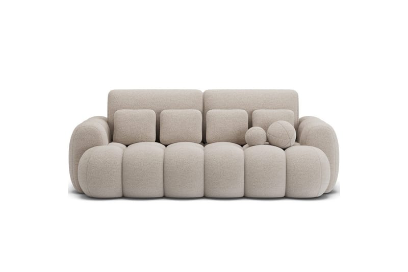 Sohva Eltap Cotonn 256x105x119 cm - Royal 18, Beige - Huonekalut - Sohva - Vuodesohva - 3 istuttava vuodesohva