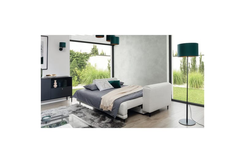 Sohva Eltap Dalia 248x84x95 cm - Royal 01, Valkoinen - Huonekalut - Sohva - Vuodesohva - 3 istuttava vuodesohva