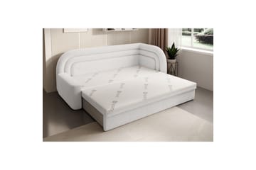 Sohva Eltap Fabillo 223x86x80 cm - Royal 01, Valkoinen, Oikea - Huonekalut - Sohva - Vuodesohva