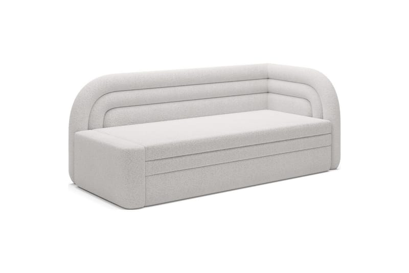 Sohva Eltap Fabillo 223x86x80 cm - Royal 01, Valkoinen, Oikea - Huonekalut - Sohva - Vuodesohva - 3 istuttava vuodesohva