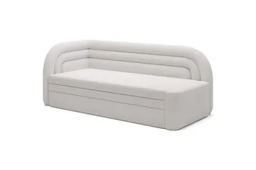 Sohva Eltap Fabillo 223x86x80 cm - Royal 01, Valkoinen, Vasen - Huonekalut - Sohva - Vuodesohva - 3 istuttava vuodesohva