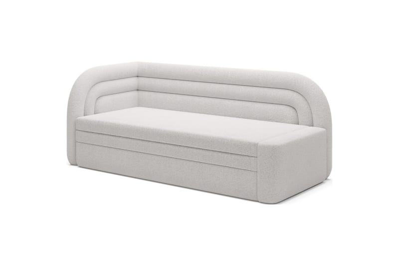 Sohva Eltap Fabillo 223x86x80 cm - Royal 01, Valkoinen, Vasen - Huonekalut - Sohva - Vuodesohva - 3 istuttava vuodesohva