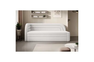 Sohva Eltap Fabillo 223x86x80 cm - Royal 01, Valkoinen, Vasen - Huonekalut - Sohva - Vuodesohva - 3 istuttava vuodesohva