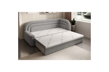 Sohva Eltap Fabillo 223x86x80 cm - Royal 04, Vaaleanharmaa, Oikea - Huonekalut - Sohva - Vuodesohva