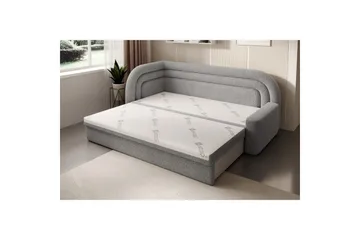 Sohva Eltap Fabillo 223x86x80 cm - Royal 04, Vaaleanharmaa, Vasen - Huonekalut - Sohva - Vuodesohva