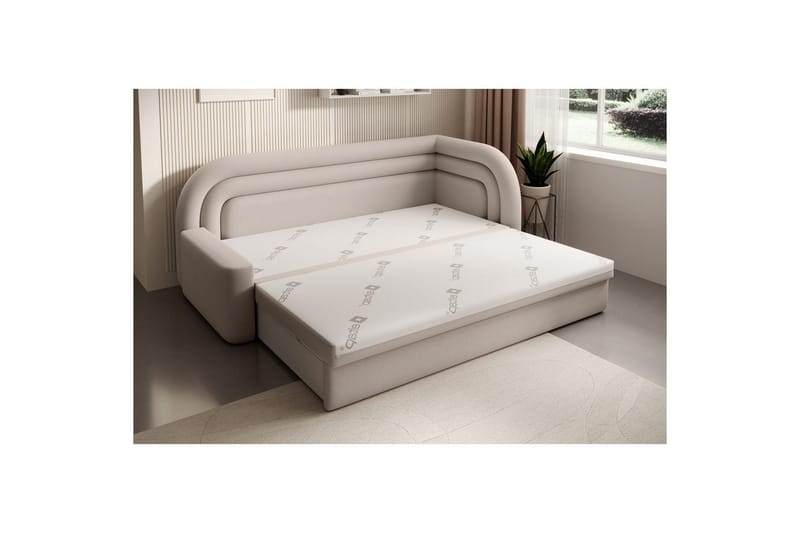 Sohva Eltap Fabillo 223x86x80 cm - Sola 18, Harmaa, Oikea - Huonekalut - Sohva - Vuodesohva