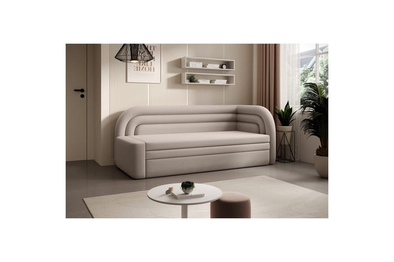 Sohva Eltap Fabillo 223x86x80 cm - Sola 18, Harmaa, Oikea - Huonekalut - Sohva - Vuodesohva