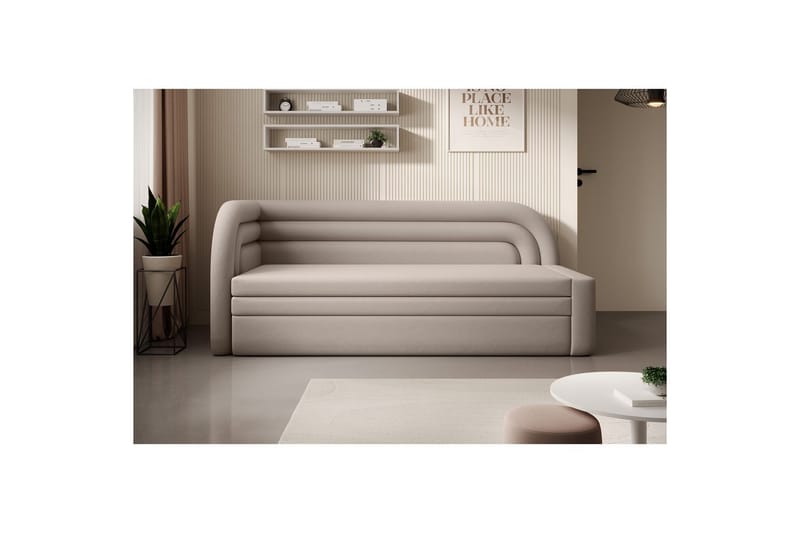 Sohva Eltap Fabillo 223x86x80 cm - Sola 18, Harmaa, Vasen - Huonekalut - Sohva - Vuodesohva