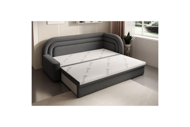 Sohva Eltap Fabillo 223x86x80 cm - Sola 6, Harmaa, Oikea - Huonekalut - Sohva - Vuodesohva - 3 istuttava vuodesohva