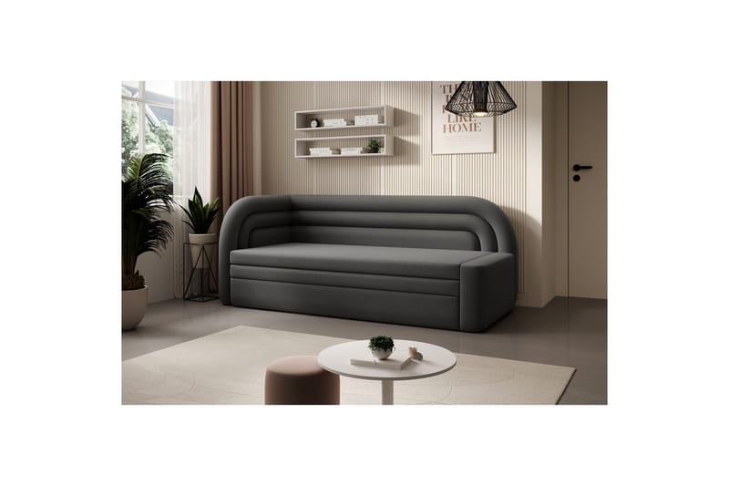 Sohva Eltap Fabillo 223x86x80 cm - Sola 6, Harmaa, Vasen - Huonekalut - Sohva - Vuodesohva - 3 istuttava vuodesohva