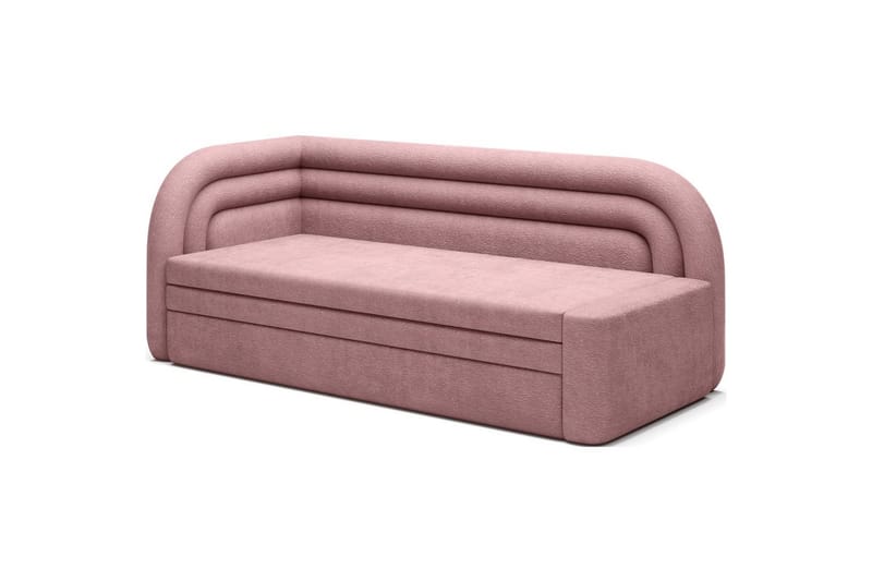 Sohva Eltap Fabillo 223x86x80 cm - Touch 24, Pink, Vasen - Huonekalut - Sohva - Vuodesohva