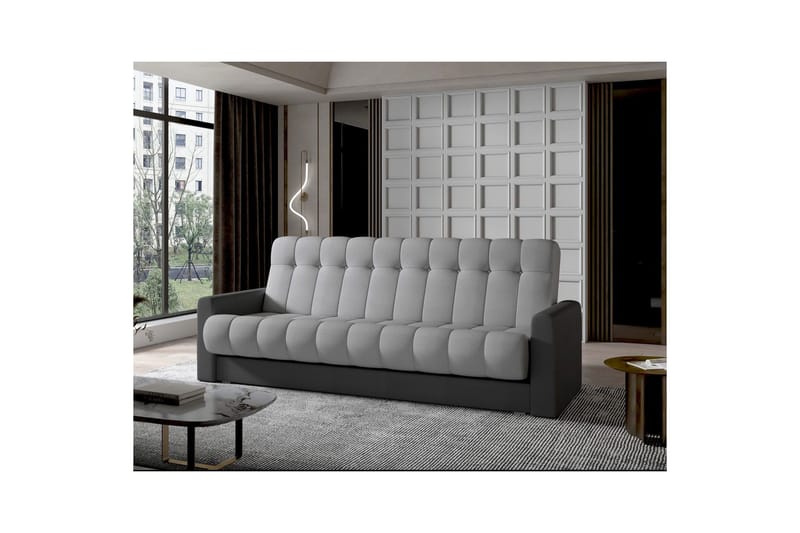 Sohva Eltap Garett 212x85x90 cm - Monolith 85, Monolith 97, Harmaa, Tummanharmaa - Huonekalut - Sohva - Vuodesohva - 3 istuttava vuodesohva