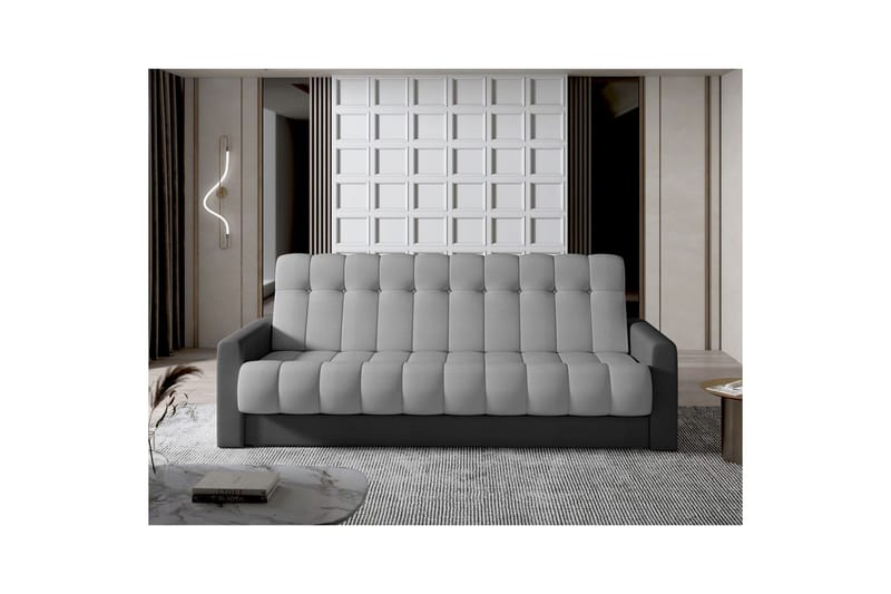 Sohva Eltap Garett 212x85x90 cm - Monolith 85, Monolith 97, Harmaa, Tummanharmaa - Huonekalut - Sohva - Vuodesohva - 3 istuttava vuodesohva