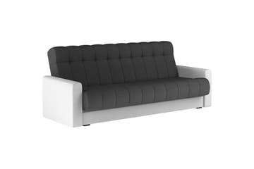 Sohva Eltap Garett 212x85x90 cm - Sawana 05, Soft 17, Harmaa, Valkoinen - Huonekalut - Sohva - Vuodesohva - 3 istuttava vuodesohva