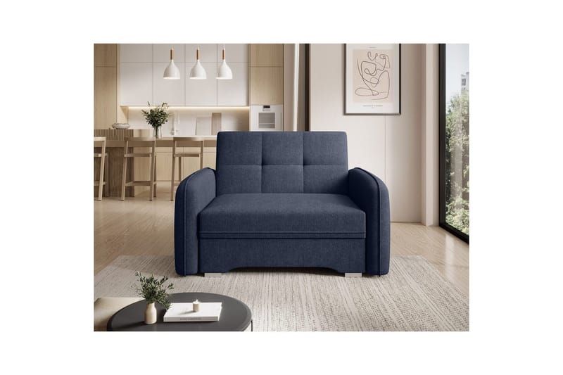 Sohva Eltap Laine 102x109x84 cm - Poco 40, Sininen - Huonekalut - Sohva - Vuodesohva