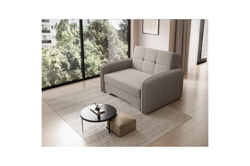 Sohva Eltap Laine 102x109x84 cm - Poco 7, Beige - Huonekalut - Sohva - Vuodesohva