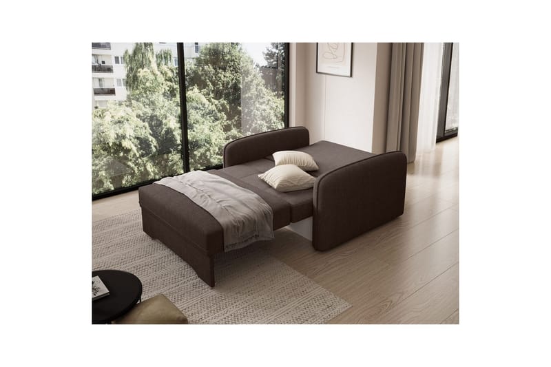 Sohva Eltap Laine 102x109x84 cm - Poco 22, Ruskea - Huonekalut - Sohva - Vuodesohva