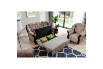 Sohva Eltap Lord 180x85x105 cm - Monoliitti 09, Tumma beige - Huonekalut - Sohva - Vuodesohva