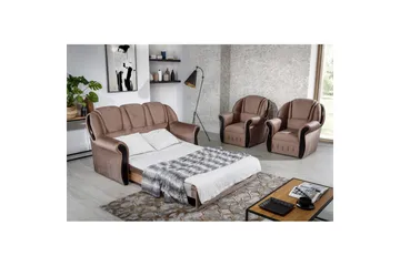 Sohva Eltap Lord 180x85x105 cm - Monoliitti 09, Tumma beige - Huonekalut - Sohva - Vuodesohva