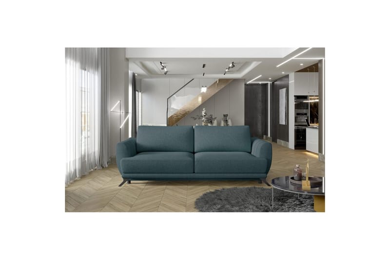 Sohva Eltap Megis 242x95x90 cm - Grande 75, Vihreä - Huonekalut - Sohva - Vuodesohva - 3 istuttava vuodesohva