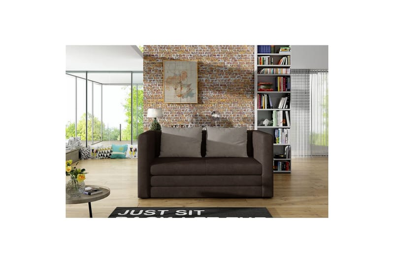 Sohva Eltap Neva 132x70x62 cm, Soro 28, Soro 13, Ruskea, Beige