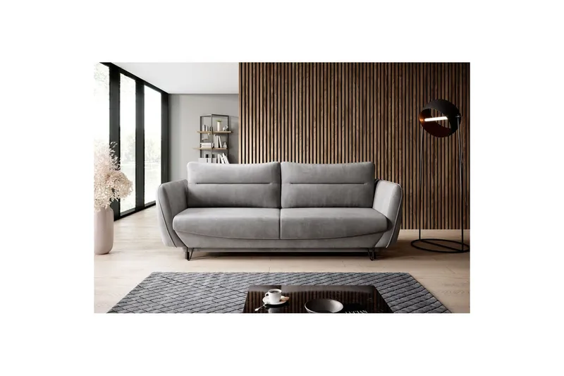 Sohva Eltap Silva 236x95x90 cm - Nube 3, Harmaa - Huonekalut - Sohva - Vuodesohva - 3 istuttava vuodesohva