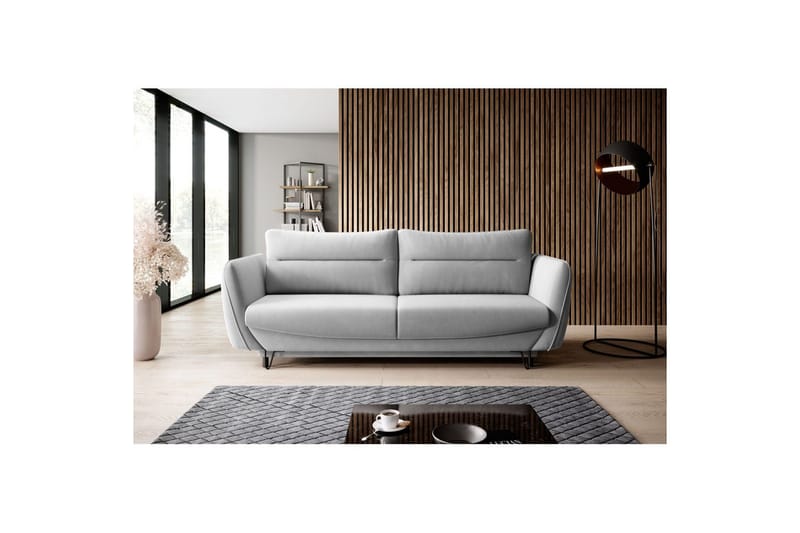 Sohva Eltap Silva 236x95x90 cm - Sola 4, Harmaa - Huonekalut - Sohva - Vuodesohva - 3 istuttava vuodesohva