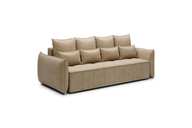 Sohva Eltap Weltton 242x106x94 cm - Nube 20, Beige - Huonekalut - Sohva - Vuodesohva - 3 istuttava vuodesohva
