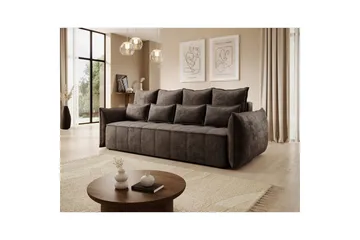 Sohva Eltap Weltton 242x106x94 cm - Nube 22, Ruskea - Huonekalut - Sohva - Vuodesohva - 3 istuttava vuodesohva
