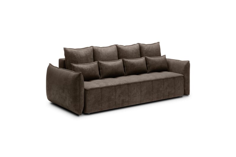 Sohva Eltap Weltton 242x106x94 cm - Nube 22, Ruskea - Huonekalut - Sohva - Vuodesohva - 3 istuttava vuodesohva