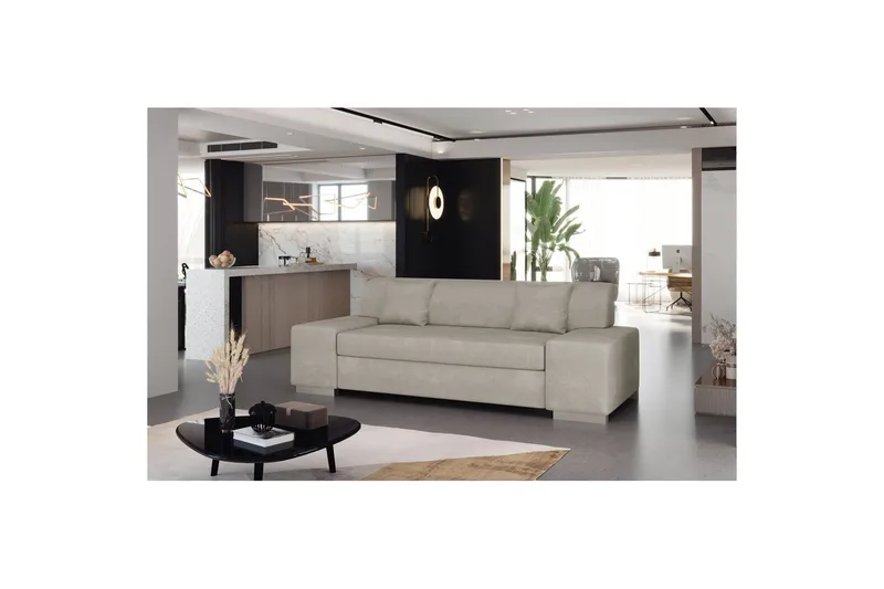 Sohva Eltap Porto - Paros 02, Beige, 3210x92x73 cm - Huonekalut - Sohva - Vuodesohva