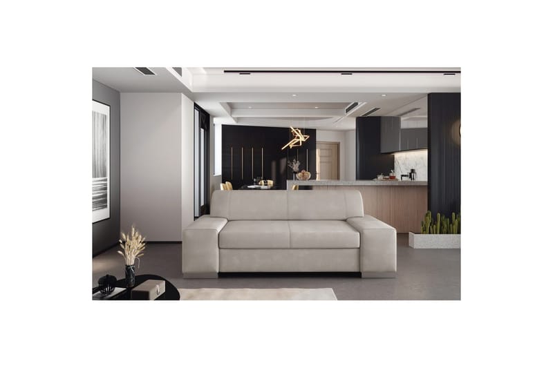 Sohva Eltap Porto - Paros 02, Beige, 2190x62x73 cm - Huonekalut - Sohva - Vuodesohva